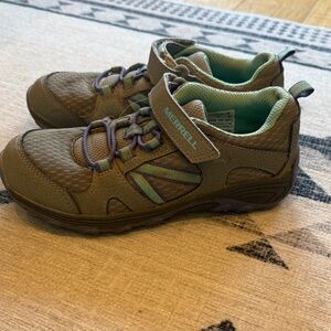 Merrell Kids' Olive and Lavender Sneakers